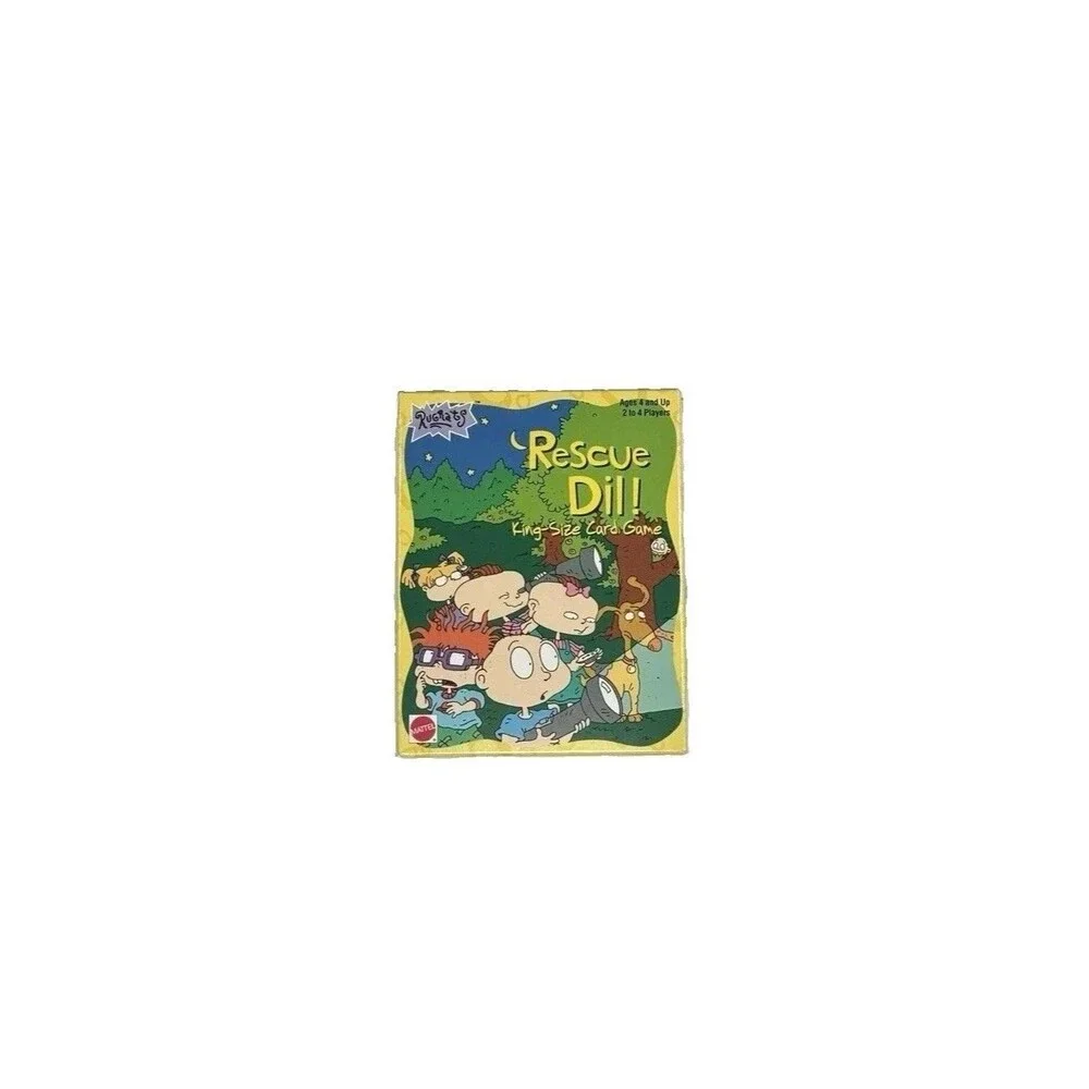 Nickelodeon's Rugrats Rescue Dill King-Size Card Game Mattel 1998 VTG Brand New